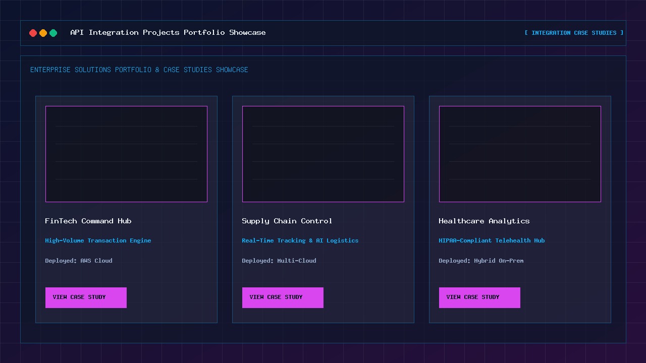 Third-party integration projects and delivery monitoring dashboard