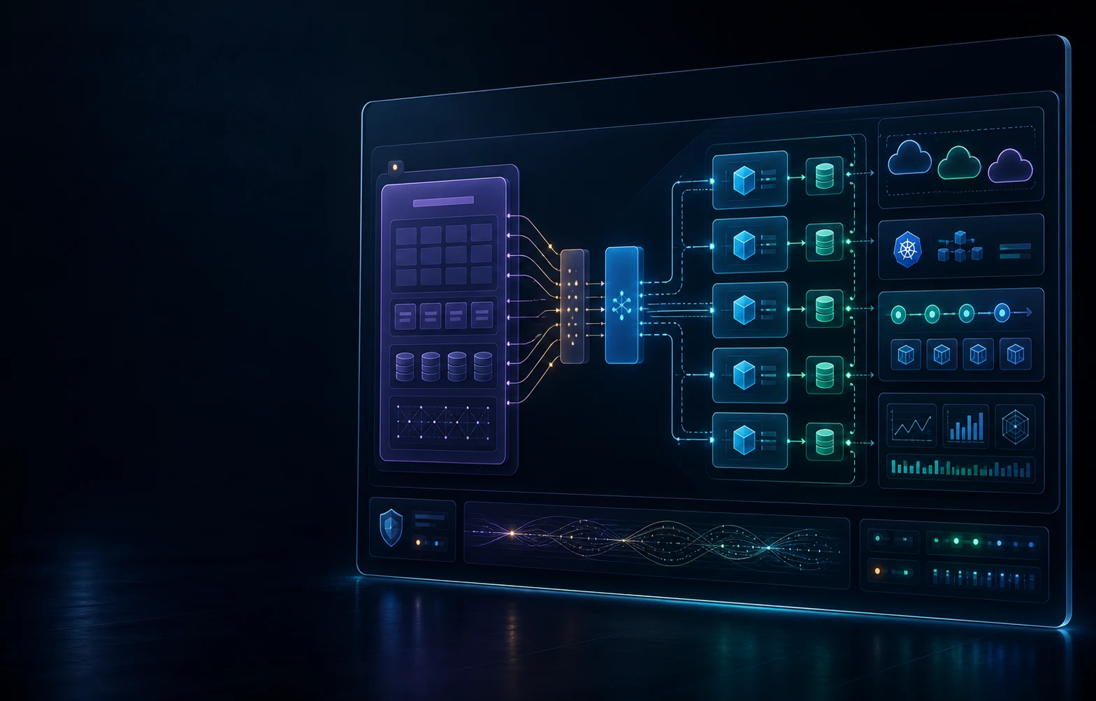 Legacy monolith incrementally transformed into cloud-native services