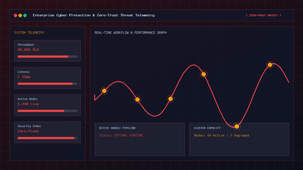 Enterprise security dashboard and threat monitoring
